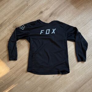 Fox Black Long Sleeve Performance Top